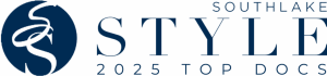 Southlake Style 2025 Top Docs logo &mdash; blue design with medical symbol