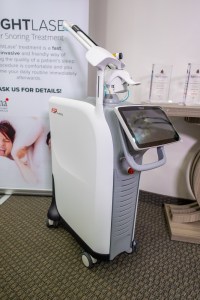 NightLase laser device for snoring treatment in clinic setting